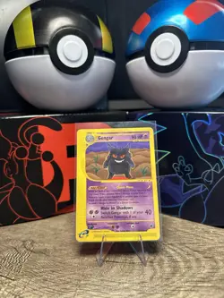 Pokemon TCG Gengar Expedition 2002 Non-Holo Card 48/165 - Image 1
