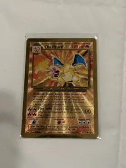 Pokemon Celebrations Gold Metal Charizard & Pikachu Cards 25th Anniversary Base - Image 2