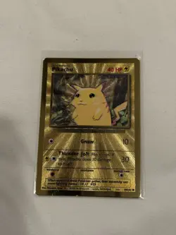 Pokemon Celebrations Gold Metal Charizard & Pikachu Cards 25th Anniversary Base - Image 4