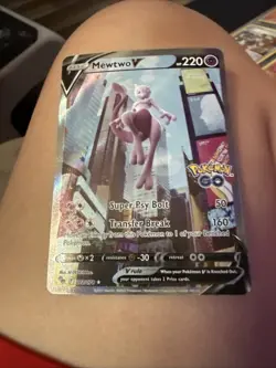 Mewtwo V (Alternate Full Art) 072/078 Pokemon GO Holo - Image 1
