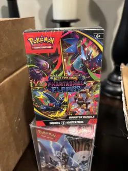 Pokemon Mega Evolution Phantasmal Flames Booster Bundle Box Sealed - Image 1