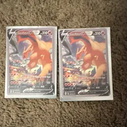 Pokemon TCG Charizard V Card Lot of 2 - Card Number 310 - Standard Size - Image 1