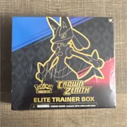 Pokemon TCG Crown Zenith: Elite Trainer Box Lucario 2023 English - Image 1