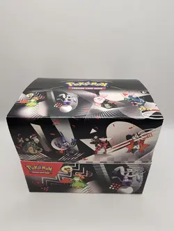 Pokemon Unova Black Bolt White Flare Mini Tin Display 8 tins 16 packs Sealed - Image 1