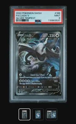 Pokemon TCG Silver Tempest Lugia V 186/195 PSA 9 - Image 1