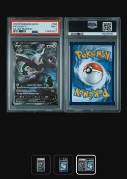 Pokemon TCG Silver Tempest Lugia V 186/195 PSA 9 - Image 3