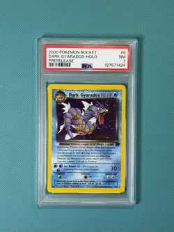 PSA 7 Pokemon Gyarados No. 8 Prerelease Team Rocket Pokemon / Promo 2000 - Image 1