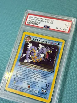 PSA 7 Pokemon Gyarados No. 8 Prerelease Team Rocket Pokemon / Promo 2000 - Image 2