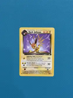 Dark Jolteon 38/82 Team Rocket (LP) Vintage Pokemon - Image 1