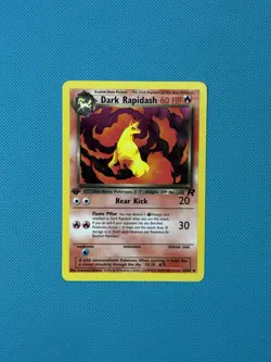 (LP+/NM) Dark Rapidash 44/82 Team Rocket Regular Pokemon Vintage WoTc - Image 1