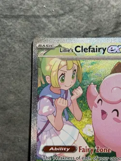 Lillie’s Clefairy EX SIR 184/159 Pokemon TCG Journey Together NM/LP Great Center - Image 3