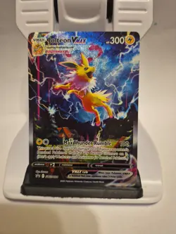 Jolteon VMAX SWSH184 Alt Art Full Art Holo Black Star Promo Pokemon TCG - Image 1