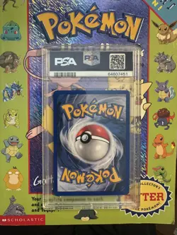 DRAGORAN 4/62 GERMAN FOSSIL 2000, PSA 8 - SWIRL! - Dragonite Pokemon - Image 2