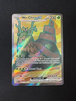 2023 Pokemon Paldea Evolved Wo-Chien EX Ultra Rare #232 - Image 1