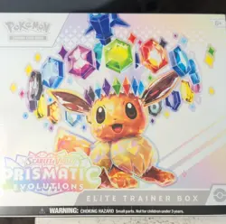 Pokemon TCG Scarlet & Violet Prismatic Evolutions Elite Trainer Box Eevee - Image 1