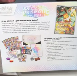 Pokemon TCG Scarlet & Violet Prismatic Evolutions Elite Trainer Box Eevee - Image 3