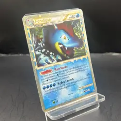 Pokemon TCG Feraligatr HGSS07 Black Star Promo Prime Holo MP. - Image 2