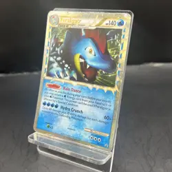 Pokemon TCG Feraligatr HGSS07 Black Star Promo Prime Holo MP. - Image 3
