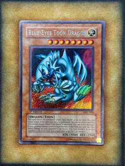 Yugioh Blue-Eyes Toon Dragon MRL-000 Secret Rare 1st Edition MP (2) - Image 1