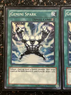 Yugioh 2x Gemini Spark AP02 Super Rare - Image 2
