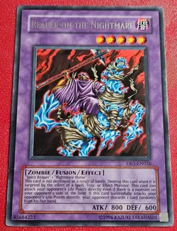 1x Yu-Gi-Oh! Reaper On The Nightmare - DR1-EN026 - Rare - LP - Image 1