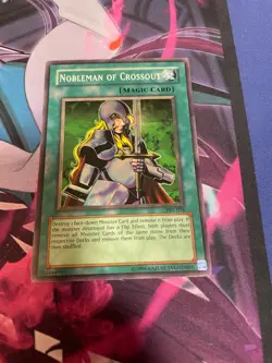 YUGIOH - NOBLEMAN OF CROSSOUT - SUPER RARE - PSV - UNLIMITED - LP - Image 1