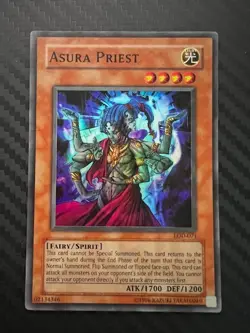 Yugioh Asura Priest LOD-071 Super Rare DMG - Image 1