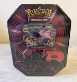 Pokemon TCG Team Rocket / Destined Rivals Tin - Nidoking ex - Brand New Sealed - Image 1