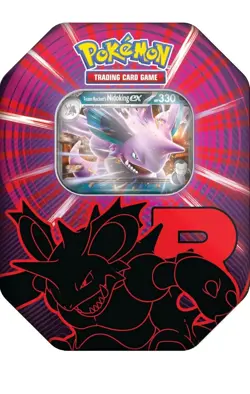Pokemon TCG Team Rocket Tin - Nidoking | Brand New Sealed - Image 1