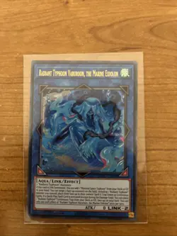 YUGIOH RADIANT TYPHOON VARUROON, THE MARINE EIDOLON ULTRA RARE NM BPRO-EN049 - Image 1