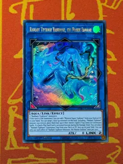 YUGIOH RADIANT TYPHOON VARUROON, THE MARINE EIDOLON ULTRA RARE NM BPRO-EN049 - Image 1