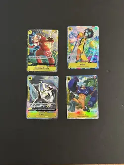 ONE PIECE TCG ST29 Egghead Promo Full Art Card Lot Brook Luffy Kaku Franky - Image 1