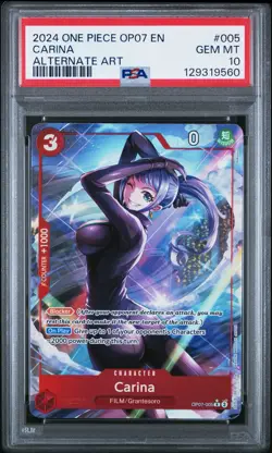 One Piece 2024 Carina Alternate Art #OP07-005 - Image 1