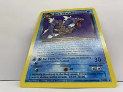 2000 Pokemon TCG Team Rocket Dark Gyarados 25/82 Non Holo Rare WOTC - LP-NM - Image 2
