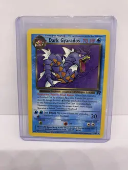 2000 Pokemon TCG Team Rocket Dark Gyarados 25/82 Non Holo Rare WOTC - LP-NM - Image 5