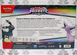 Pokemon TCG Scarlet and Violet Prismatic Evolutions Premium Figure Collection - Image 2