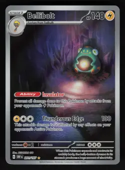 Bellibolt 201/197 SV03: Obsidian Flames Illustration Rare Pokemon TCG Card NM - Image 1