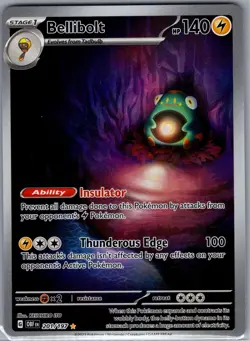 Bellibolt 201/197 SV03: Obsidian Flames - Pokemon Card - NM - Image 1