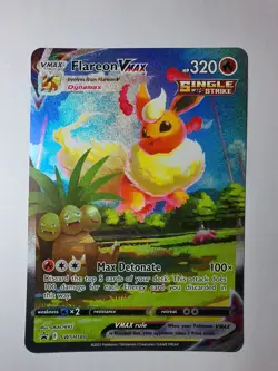New: 2021 Pokemon TCG Flareon VMAX SWSH180 Jumbo Cards Holo Promo Card - Image 2