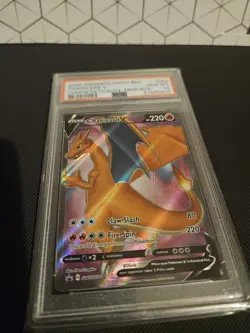 Pokemon Charizard V SWSH050 Champions Path ETB Black Star Promo PSA 10 Gem Mint - Image 5