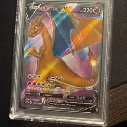 CHARIZARD V PSA 10 GEM MINT BLACK STAR PROMO SWSH050 CHAMPIONS PATH POKEMON 2020 - Image 5