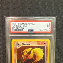 PSA 1999 Pokemon 1ST EDITION Jungle Flareon 3/64 Holo - PSA 5 - WOTC - Image 3