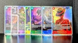 One Piece Mixed SR Series Card Lot of 7 Excellent Condition - Image 1