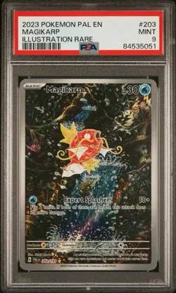 Pokemon TCG Magikarp Scarlet & Violet Paldea Evolved Card 203/193 PSA 9 - Image 1