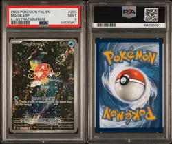Pokemon TCG Magikarp Scarlet & Violet Paldea Evolved Card 203/193 PSA 9 - Image 3