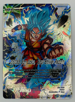 SSGSS Son Goku Soul Striker Reborn GOLD STAMP Foil Dragon Ball Super Card | NM - Image 1