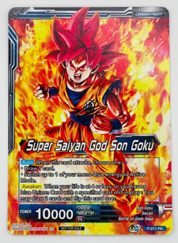 SSGSS Son Goku Soul Striker Reborn GOLD STAMP Foil Dragon Ball Super Card | NM - Image 2