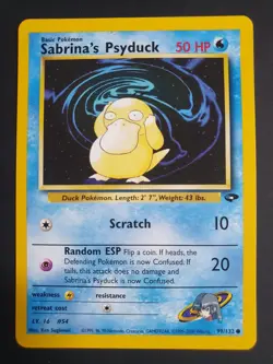 Sabrina's Psyduck 99/132 - Gym Challenge Set - Pokemon Card - Lightly Played - Image 1