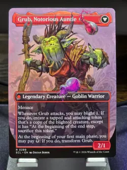 MTG - Grub, Storied Matriarch (0289) Rare (Borderless) - Lorwyn Eclipsed - Image 2