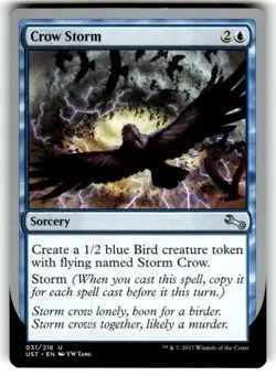 Crow Storm #31 (NM) Unstable UST Magic MTG - Image 1